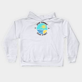 Good Summer Good Vybz 2024 Kids Hoodie